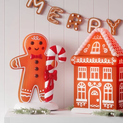 Christmas Lit Blow Mold Gingerbread Man Decor - Wondershop™
