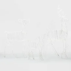 36in Deer Family Christmas LED Novelty Sculpture - Wondershop™