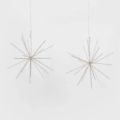 2pk Christmas LED Starburst Novelty 140 Lights Multicolor - Wondershop™ - Image 2