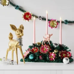 Christmas Plastic Deer Decor Gold - Wondershop™