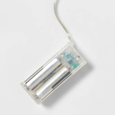 6' Pre-Lit Battery Operated Mixed Greenery 'Joy' Garland With Gold Ribbon - Wondershop™ - Image 2