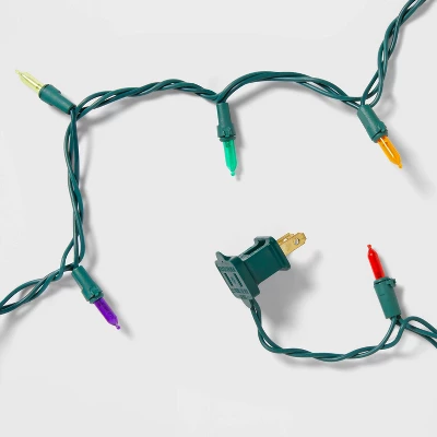 100ct LED Super Bright Mini Christmas String Lights Multicolor With Green Wire - Wondershop™ - Image 4